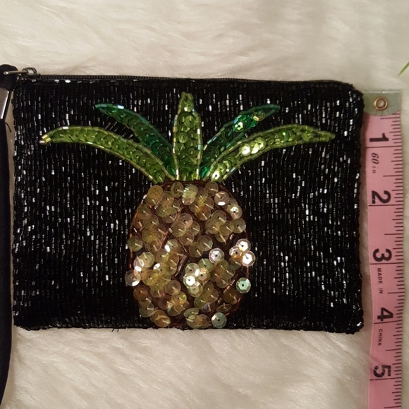 Bead & Sequin Pineapple Wristlet - Picture 8 of 8
